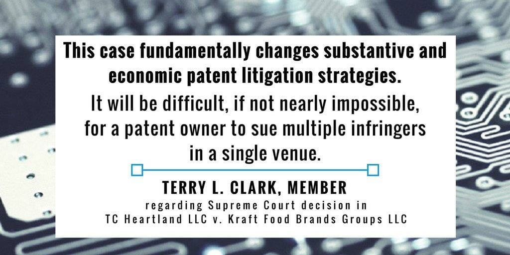Terry Clark patent Heartland v Kraft 