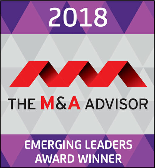 2018 The M&A Advisor Emerging Leaders Award Winner