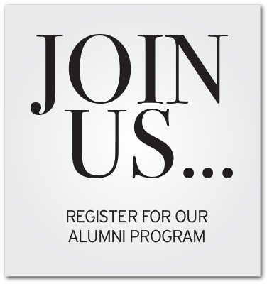 Register for our Alumni Program