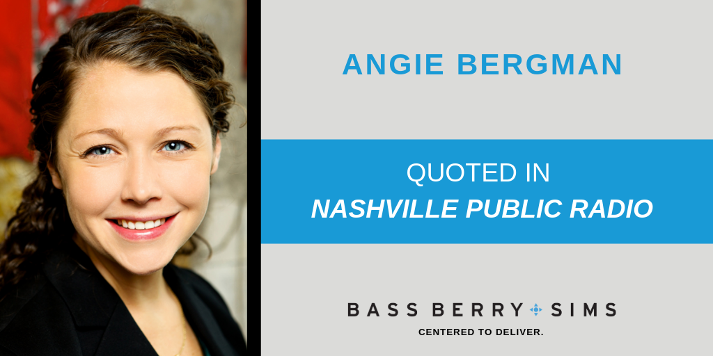 Bass, Berry & Sims attorney Angie Bergman represented the Nashville Community Bail Fund (NCBF) before a panel of judges reviewing how the fund operates within the Nashville criminal court system.