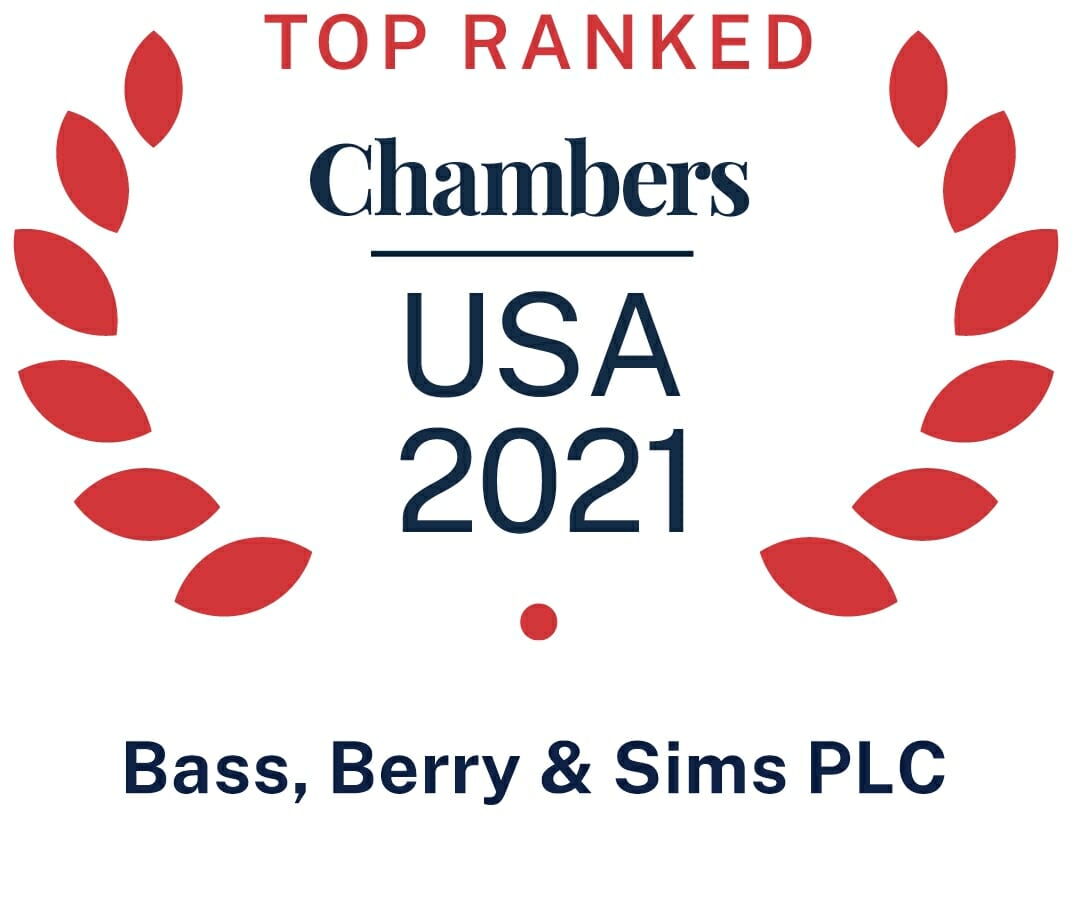 Chambers USA 2021 Ranks Bass, Berry & Sims in 12 Practice Categories