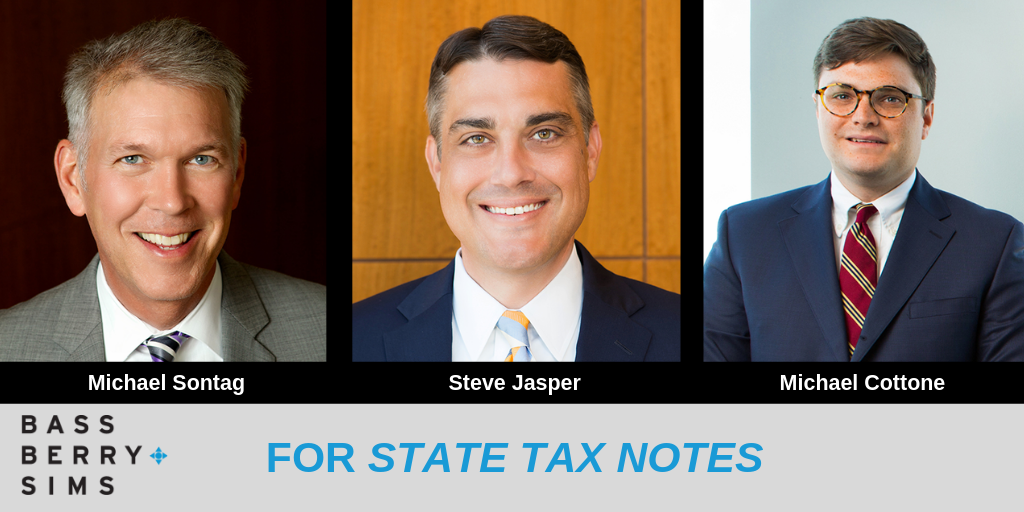 Tax attorneys Michael Sontag, Steve Jasper and Michael Cottone discussed due process requirements in state tax cases.