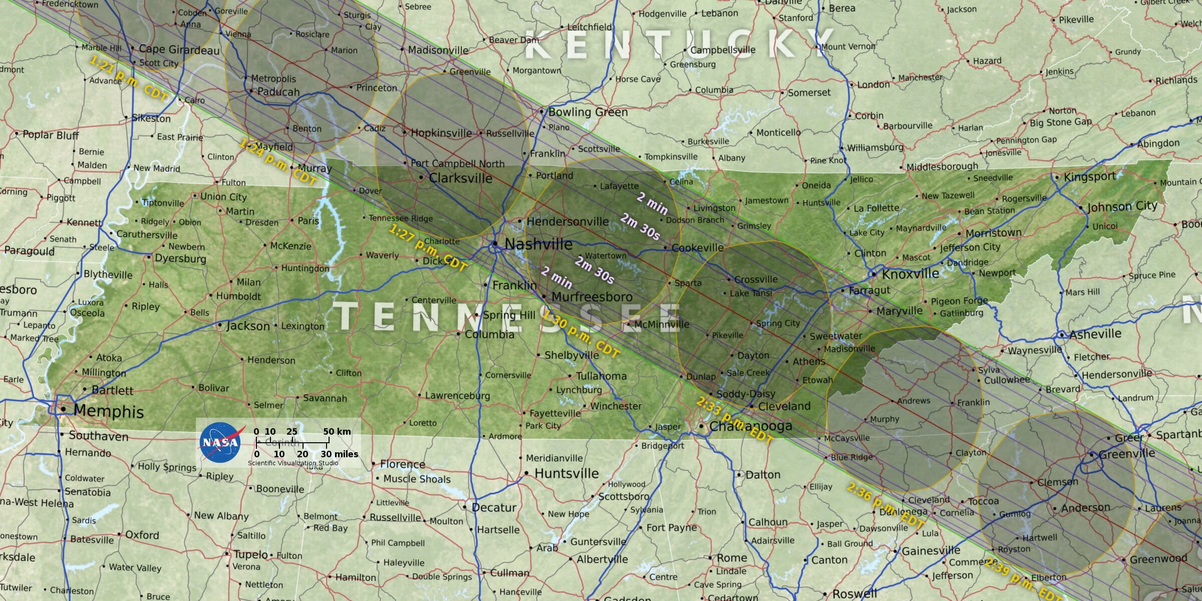 2017 Solar Eclipse - Nashville totality
